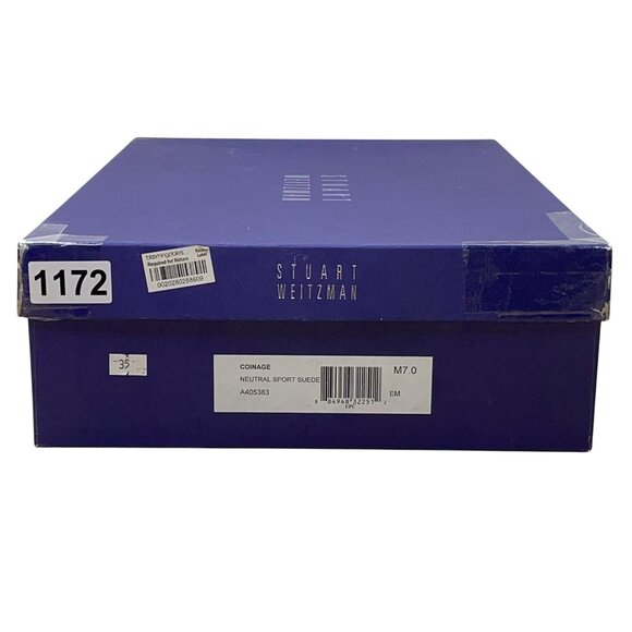 Stuart Weitzman Women’s Taupe Suede Mid-Calf Slouch Slip-On Coinage Boots Size 7 - Picture 11 of 12